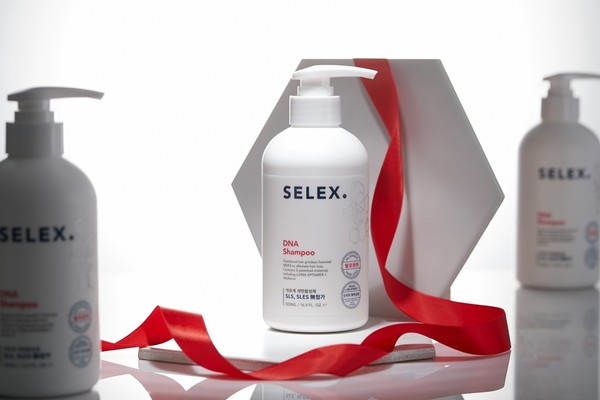 DNA 샴푸 ‘셀렉스’(SELEX) 제품 사진./사진=압타민랩