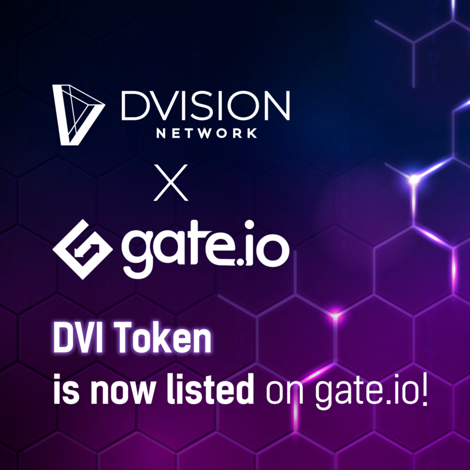메타버스 플랫폼 디비전, 글로벌 가상자산 거래소 게이트아이오 상장