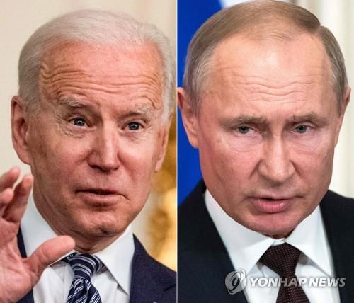 바이든 대통령(왼쪽)과 푸틴 대통령[AFP=연합뉴스 자료 사진]