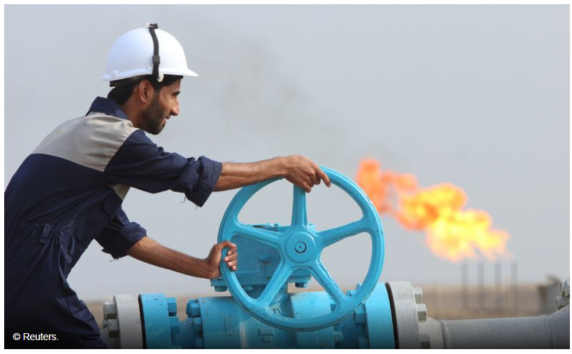   국제유가 시장은 석유수출국협의체인 'OPEC+'의 하루 40만배럴 증산 유지에도 미국 셰일오일 생산량 감소로 공급 부족현상이 이어지고 있다. 출처=로이터통신