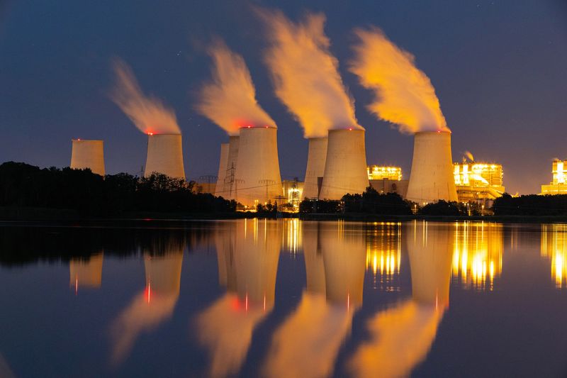 독일의 석탄화력발전소[블룸버그 캡처]