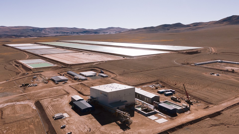 포스코의 아르헨티나 리튬 생산 데모플랜트 공장 및 염수저장시설.(사진=포스코  재공)