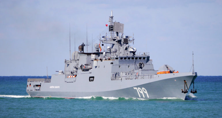 러시아 흑해함대의 새 기함 '마카포르 제독함'[Naval News 캡처]