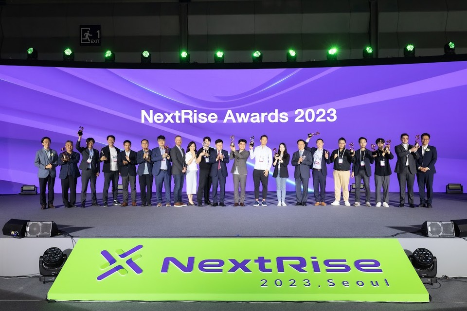 한국무역협회와 KDB 산업은행은 1일~2일 양일 간 삼성동 코엑스에서 '넥스트 라이즈(NextRise) 2023, Seoul' 전시회를 개최했다.(사진=한국무역회)