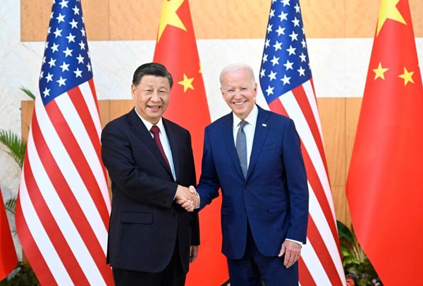 조 바이든 미국 대통령과 시진핑 중국 국가 주석[중국 외교부 제공]