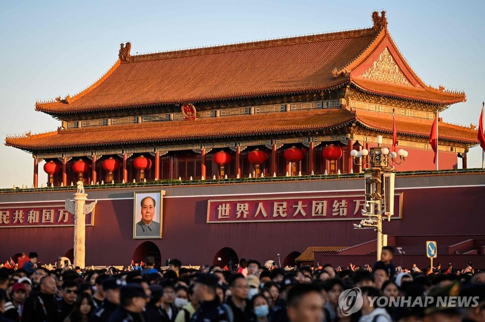 중국 베이징 톈안먼 광장[AFP=연합뉴스 자료 사진]