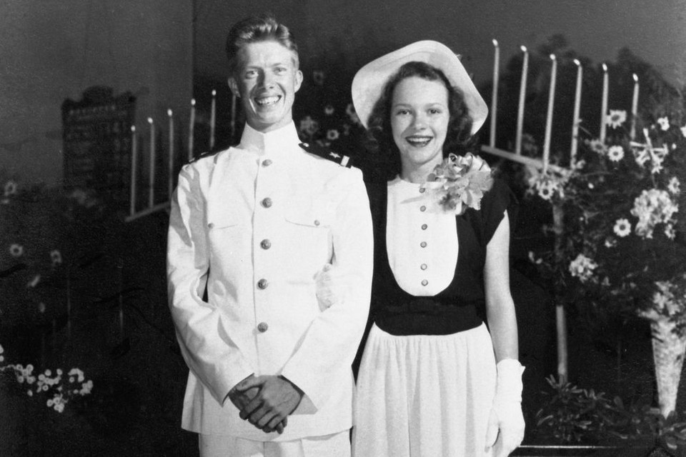 1946년 결혼식에서의 로잘린 여사[지미 카터 도서관 제공]