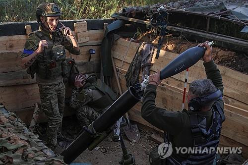 우크라이나 남부 자포리자주에서 전투중인 우크라이나군[로이터=연합뉴스 자료 사진]