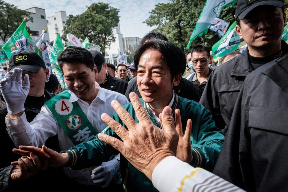 대만 총통선거에 나선 대만독립 성향의 민진당 후보[AFP/게티이미지]