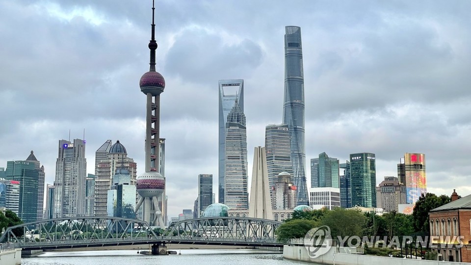 중국의 경제 중심 도시 상하이[연합뉴스 자료 사진]