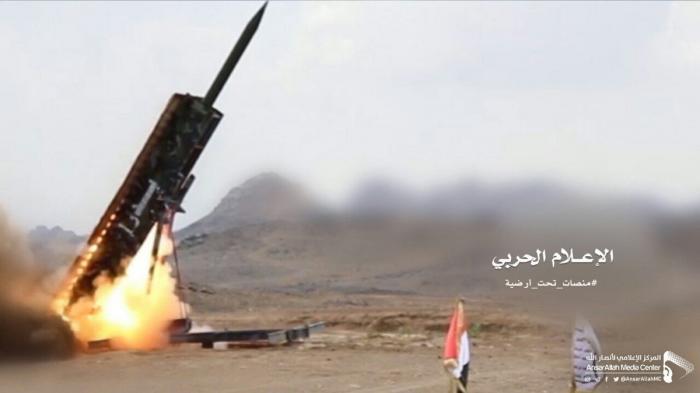예멘의 후티 반군이 사우디아라비아를 향해 발사하는 탄도미사일[위키미디어커먼스 제공]