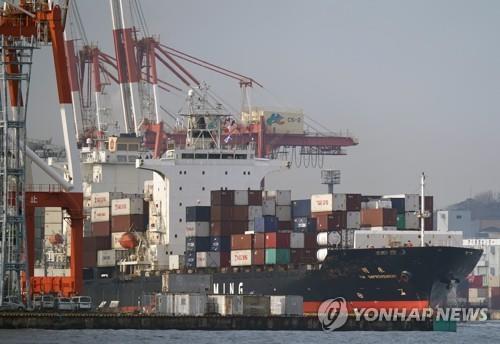 일본 요코하마 항구[EPA=연합뉴스 자료 사진]