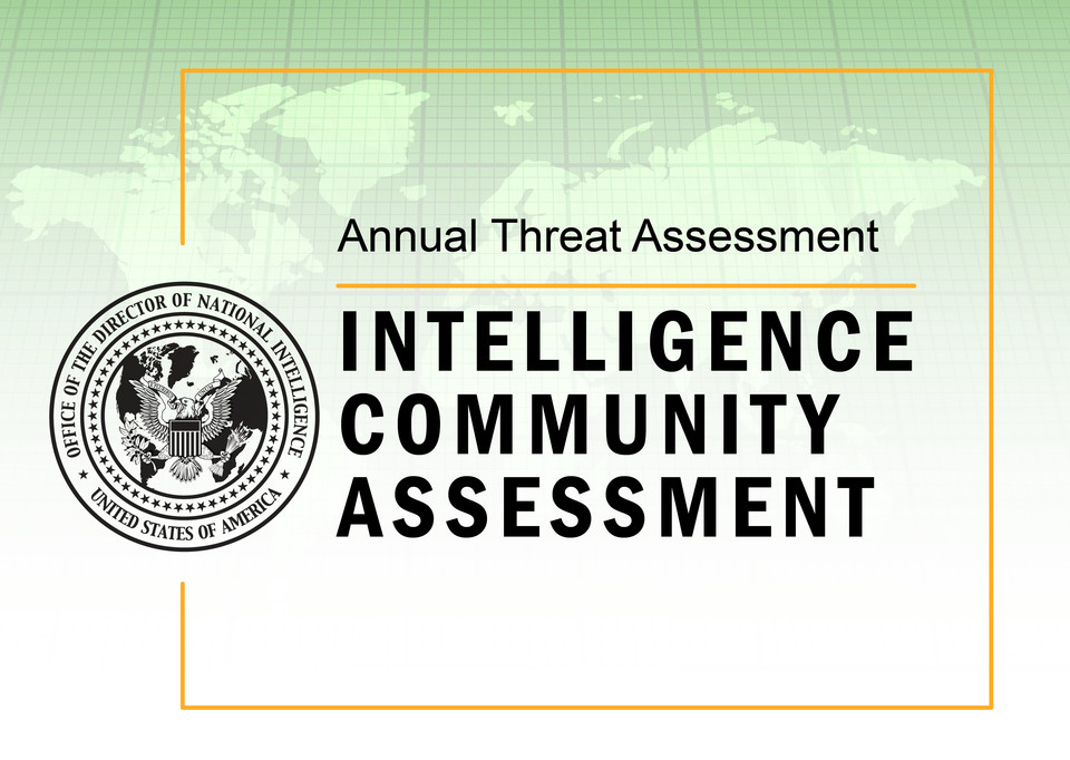 미국의 국가정보국(DNI)이 11일 공개한 '연례 위협 평가 보고서'[DNI 캡처]