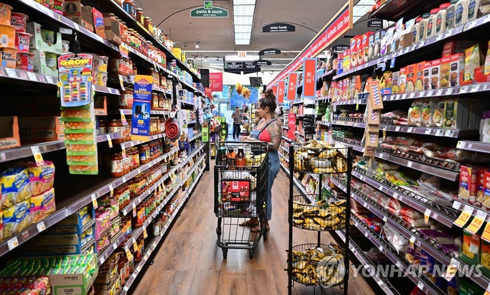 미국 캘리포니아주의 한 슈퍼마켓[AFP=연합뉴스 자료 사진]