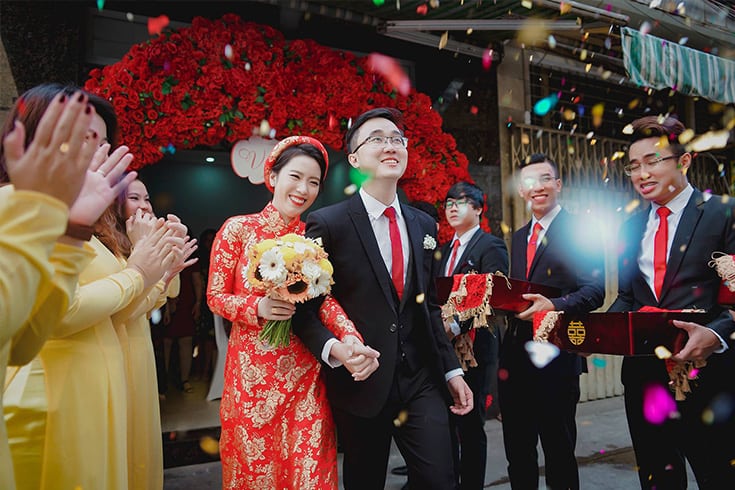 베트남의 결혼식 장면[위키미디어커먼스 제공]