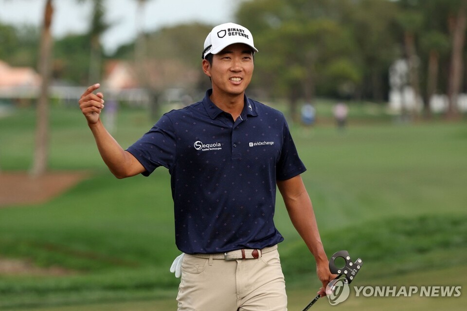 재미 교포 <b>마이클 김</b>, PGA <b>코그니전트 클래식</b> 3R 2위…2승 도전