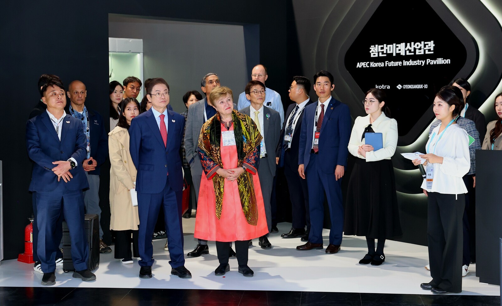 IMF 총재, 경북 경주 문화 순방