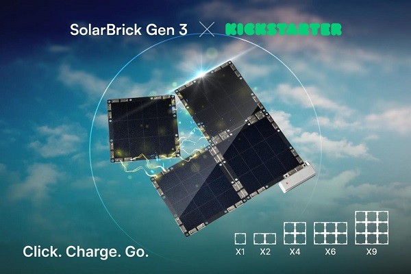 'Solar Brick Gen3', 미국 킥스타터서 일주일 남기고 10만달러 돌파 - 뉴스 썸네일 이미지
