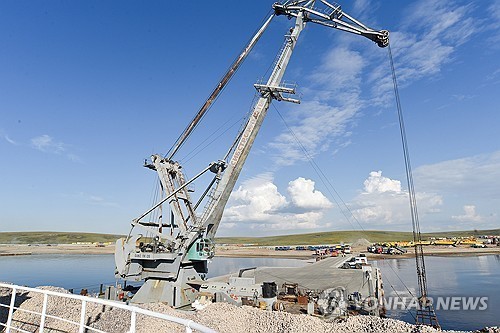 러시아 크라스노다르주 석유 터미널[타스=연합뉴스]