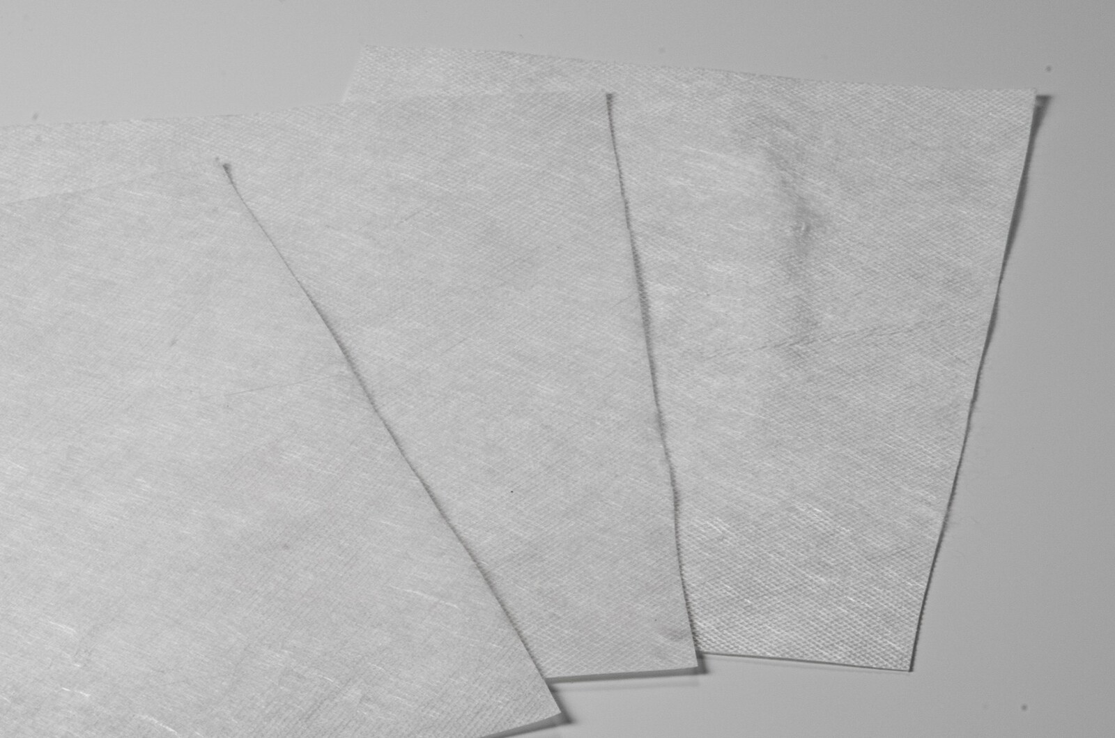 CJ제일제당의 'PHA 적용 부직포 원단' 샘플이다. (사진=CJ제일제당 제공)