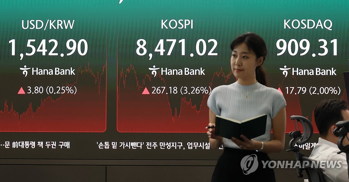 코스피 상승 마감 코스피 3.26% 상승 마감